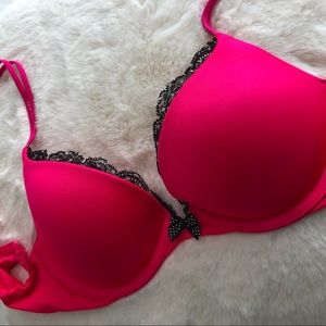 Pink Push-Up Bra